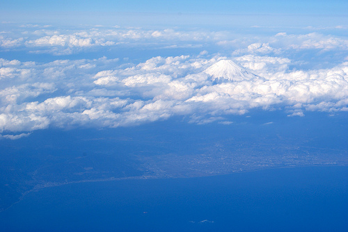 Fuji and Suruga bay