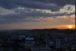 Sunset in Okayama (1)