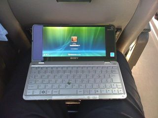 VAIO P in the bus