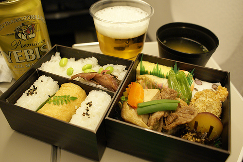 ANA Premium class TAKUMI dinner