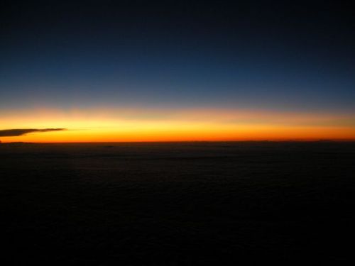 Dawn above the cloud sea1