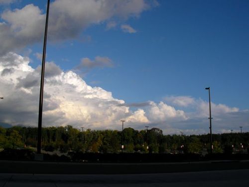 Sky over the UH center